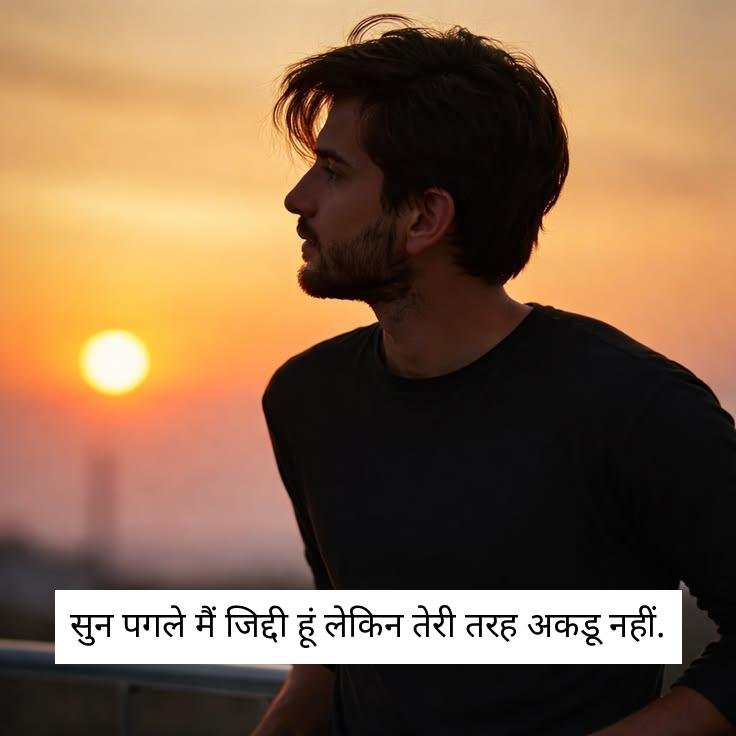 attitude shayari in hindi 11