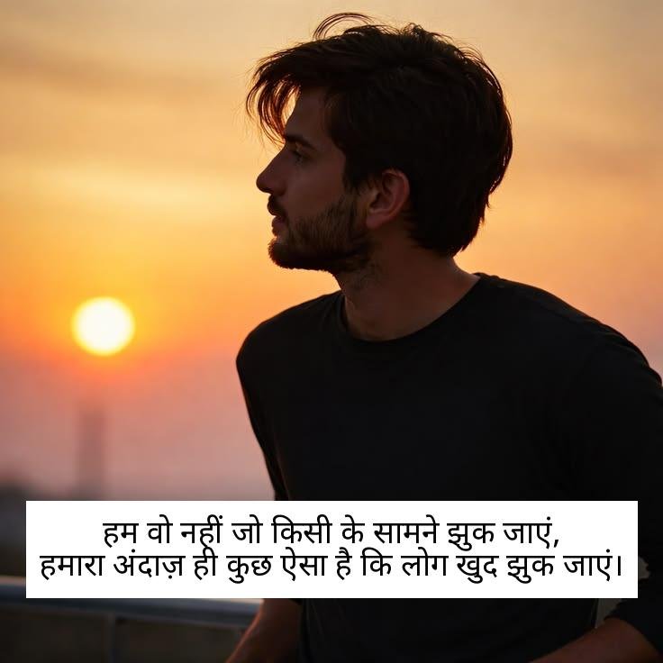 attitude shayari in hindi 2